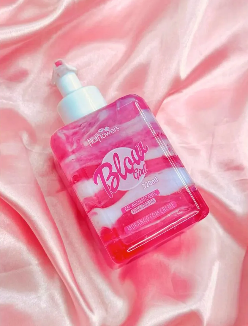 Blow Girl Gel Aromatizante Beijavel para Virilha Hot Flowers 320g