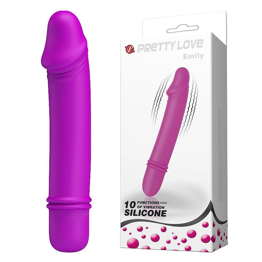 Pretty Love Emily Vibrador em formato de Penis 10 Modos de Vibracao