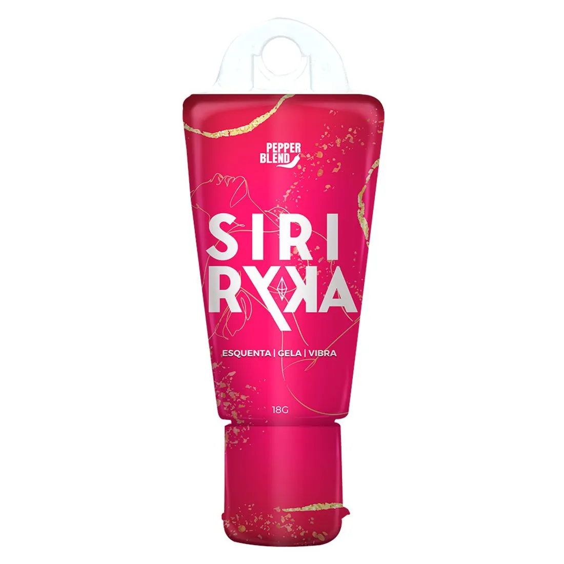 Siri Ryka gel Comestivel Esquenta, Gela e Vibra 18g