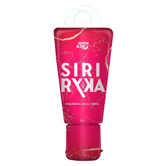 Siri Ryka gel Comestivel Esquenta, Gela e Vibra 18g