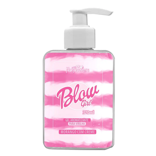 Blow Girl Gel Aromatizante Beijavel para Virilha Hot Flowers 320g