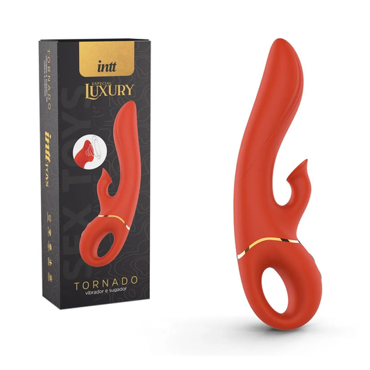 Tornado Vibrador e Sugador com 9 Modos de Vibracao Intt Luxury