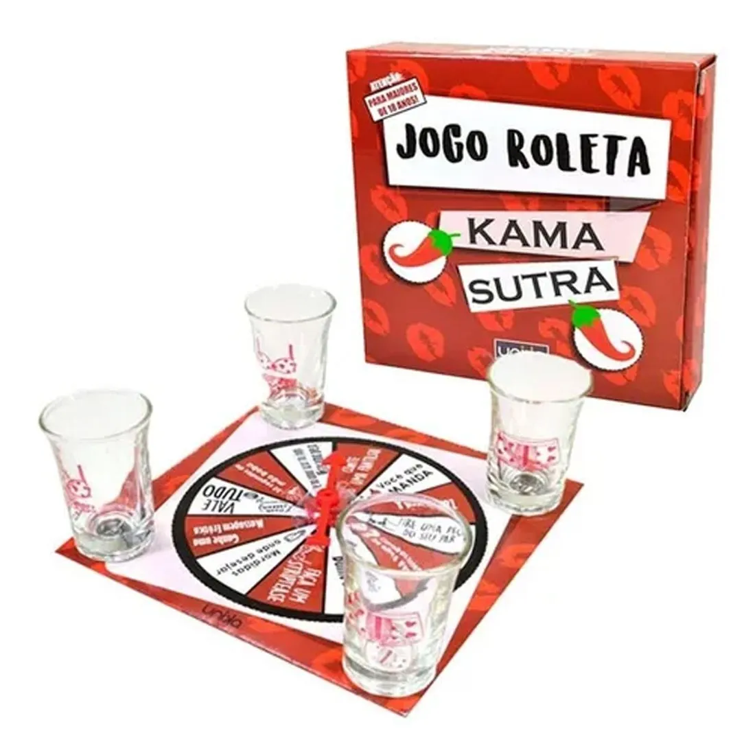 Kama Sutra Roulette Game with 4 shots